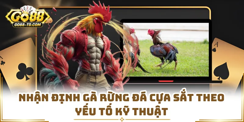 Nhận Định Gà Rừng Đá Cựa Sắt Theo Yếu Tố Kỹ Thuật